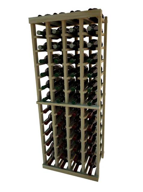 Wine Cellar Innovation Premium Redwood Vintner Series 4 Column Individual Rack, 4 Ft.