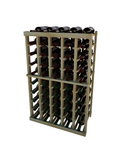 Wine Cellar Innovation Premium Redwood Vintner Series 5 Column Individual Rack, 3 Ft.