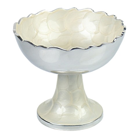Nua Collection 58527 Aluminum Enamal Standing Serving Bowl 5.5 In.