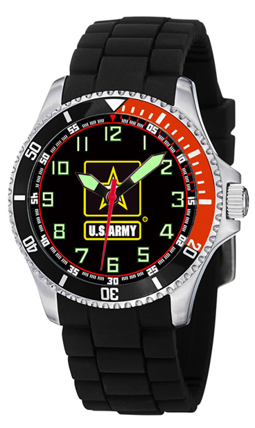 62b Aquaforce Padded Rubber Strap Stainless Steel Super Luminous Analog Watch With Black Dial