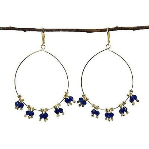 WorldFinds Delicate Droplet Earrings Cobalt (GBLC1362 AC-685-cblt-227168) photo