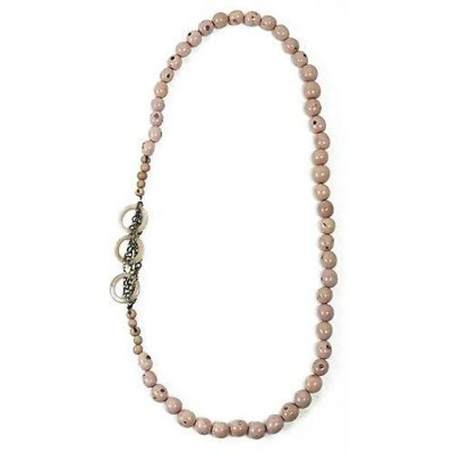 Circle Chain Necklace, Sugar Pink