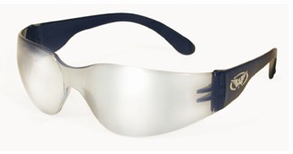Rider Glasses With Clear Mirror Lens