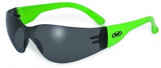 Rider Neon Glasses With Green Smoke Lens