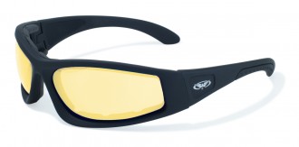 Transition 24 Triumphant Safety Glasses With Yellow Tint Lens