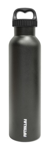 Fifty-fifty V25003bk0 Matte Black Vacuum-insulated Bottle- 25oz -pack Of 4