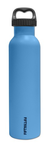 Fifty-fifty V25003bl0 Crater Blue Vacuum-insulated Bottle- 25oz -pack Of 4