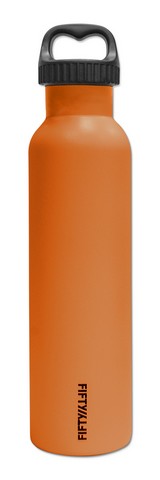 Fifty-fifty V25003or0 Solar Orange Vacuum-insulated Bottle- 25oz -pack Of 4