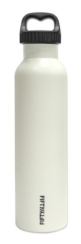 Fifty-fifty V25003wh0 Winter White Vacuum-insulated Bottle- 25oz -pack Of 4