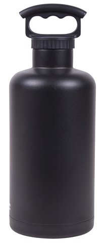 Fifty-fifty V65001bk0 Matte Black Vacuum-insulated Tank Growler- 64oz -pack Of 2