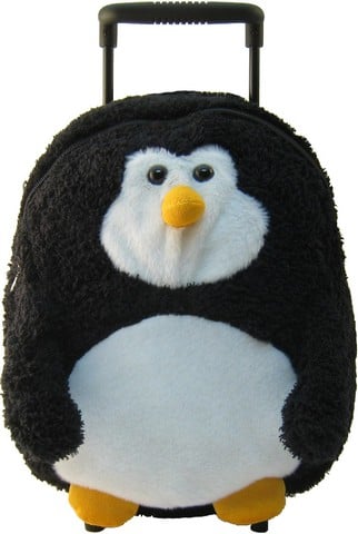 3165 Penguin Plush Rolling Backpack
