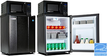 All Refrigerator & Microwave Combo Appliance, Black - 2.5 Cu Ft.
