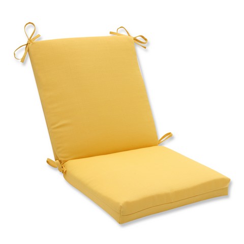 Indoor-outdoor Forsyth Soleil Squared Corners Chair Cushion, Yellow