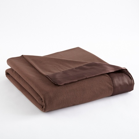 Mfnbktwcho12 Micro Flannel Chocolate Twin Size All Seasons Year Round Sheet Blanket