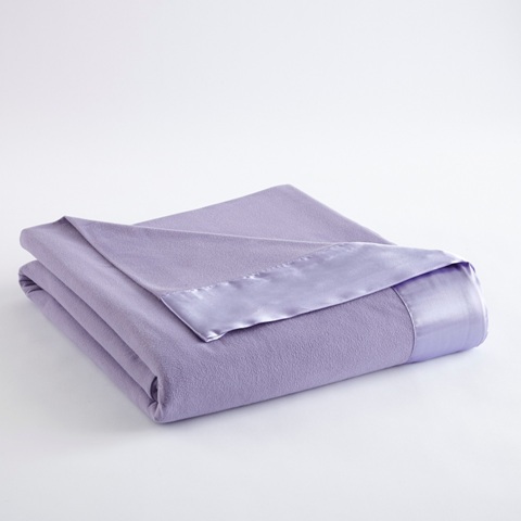 Mfnshbkfqamt Micro Flannel To Amethyst Sherpa Full & Queen Size Blanket