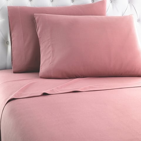 Mfnshbkfqfro Micro Flannel To Frosted Rose Sherpa Full & Queen Size Blanket