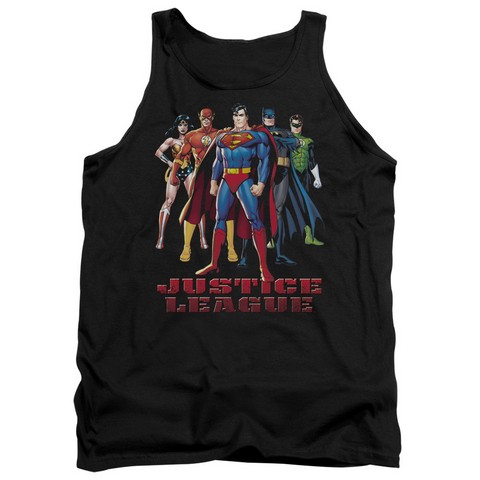 UPC 887806425820 product image for Jla-In League Adult Tank Top- Black - XL | upcitemdb.com