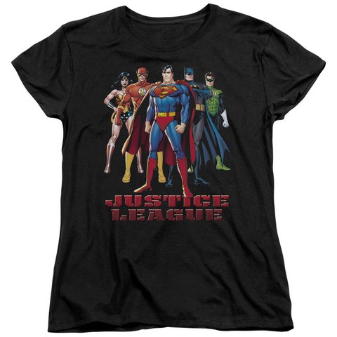 UPC 887806425844 product image for Jla-In League Short Sleeve Womens Tee- Black - XL | upcitemdb.com