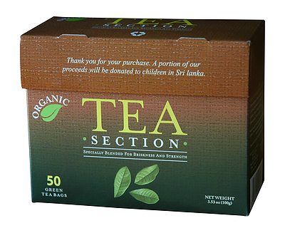 UPC 859113004074 product image for Tea Section Organic Green Tea 50 Bags - Case of 6 | upcitemdb.com