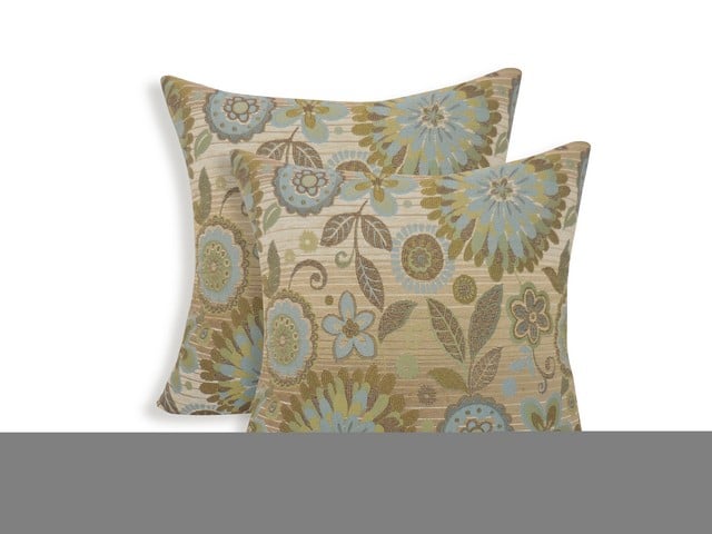 19-63238saa Rosita Woven Jacquard Toss Pillow, Sapphire - Set Of 2