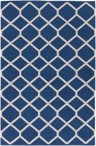 Awlt3048-576 Vogue Elizabeth Rectangle Flat Woven Area Rug, Blue - 5 X 7 Ft. 6 In.