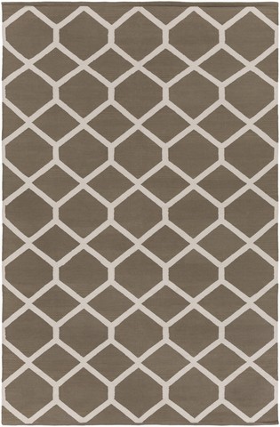 Awlt3050-576 Vogue Elizabeth Rectangle Flat Woven Area Rug, Gray - 5 X 7 Ft. 6 In.