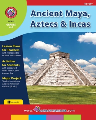 ISBN 9781553190974 product image for A137 Ancient Maya, Aztecs & Incas - Grade 4 to 6 | upcitemdb.com