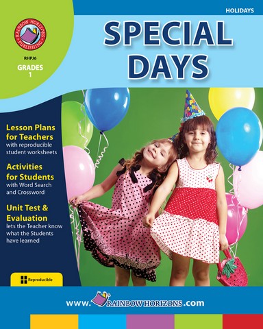 ISBN 9781553191346 product image for JSLA6 Special Days - Grade 1 | upcitemdb.com