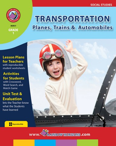 Jsla7 Transportation Planes, Trains & Automobiles - Grade 1