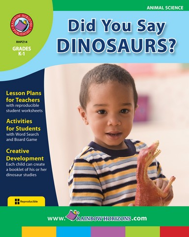 ISBN 9781553192176 product image for Z14 Did you Say Dinosaurs - Grade K to 1 | upcitemdb.com