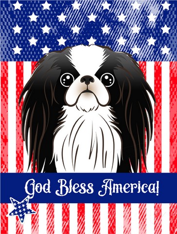 Carolines Treasures BB2160GF Japanese Chin Flag Garden