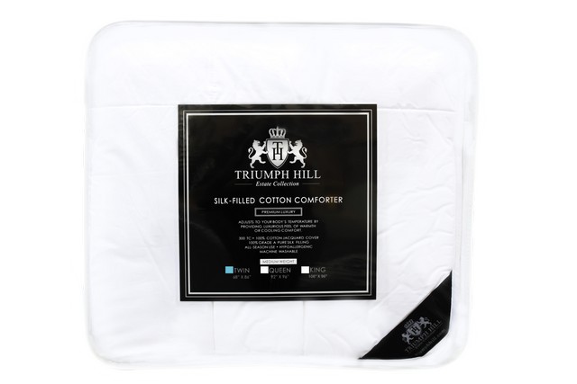 Silk Heavy Weight Bed Comforter, Standard - Twin