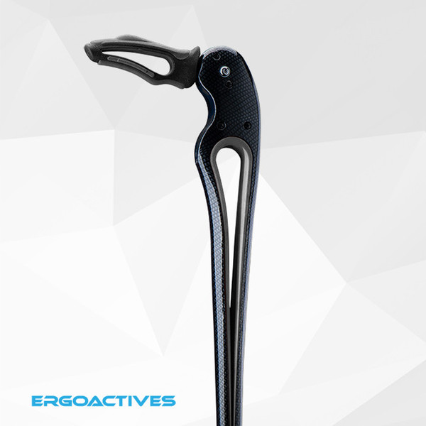 A014b Tucane - Third Hip Support Cane, Black - Small - 4 Ft. 8 In. - 5 Ft. 2 In.