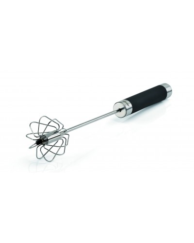 12790 Rotary Whisk, Silver & Black