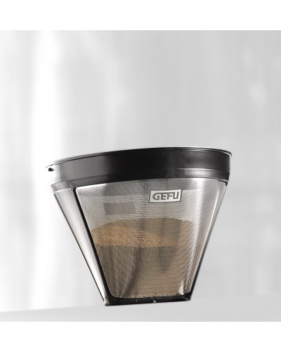 16010 Permanent Coffee Filter, Black & Silver