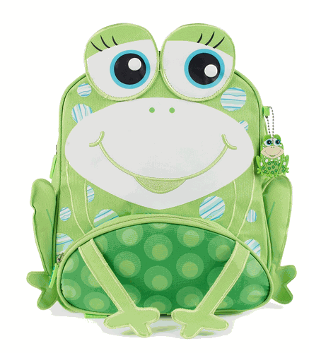 Cute Frog Design Friends Little Kids Backpack