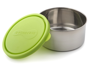 Uk086 Leak-proof 16 Oz Stainless Steel Round Container, Lime