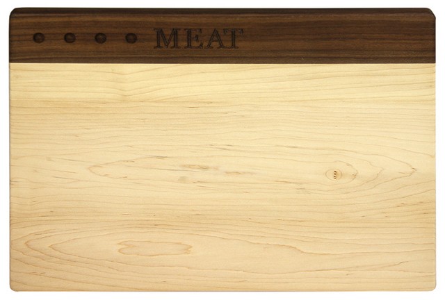 Martins Homewares 84121m 4 Dots Deluxe Meat Board, Maple - 10 X 14 X 0.75 In.