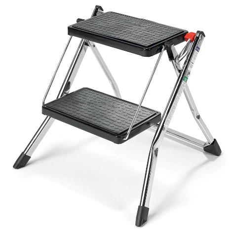 90401-05s 2 Step Stool Without Rail, Chrome