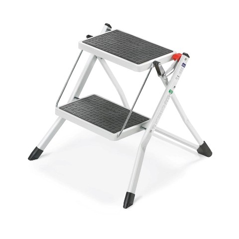 90401-91s 2 Step Stool Without Rail, White