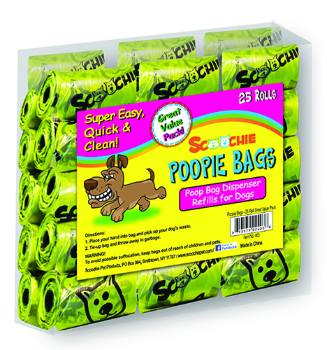 403 Roll Super Value Poop Bags - 25 Pack