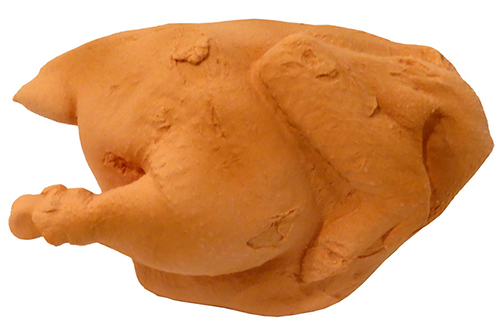 700 Premium Stuffed Latex Juicy Roaster Chicken Toys, 7 In.