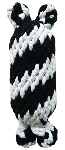 529 Large Super Braided Rope Man With Squeaker Dog Toy, 9 In.