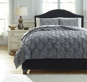 UPC 024052323061 product image for Ashley Q756023K Signature Design Accessory Rimy King Comforter Set Gray | upcitemdb.com