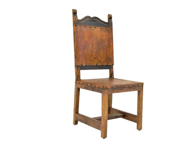 Rustic Wood Dining Room Chair