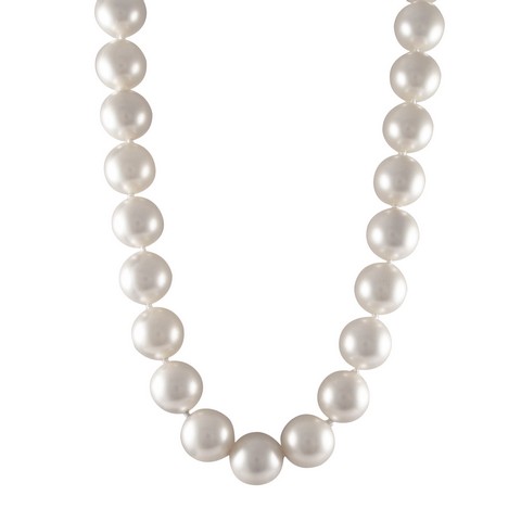16 Mm White Shell Pearl Necklace