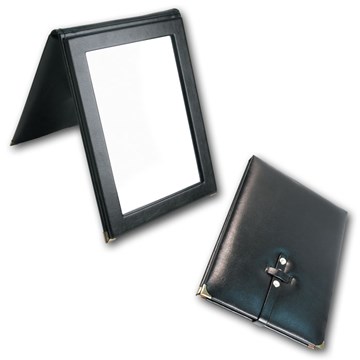 Black Portable Folding Mirror