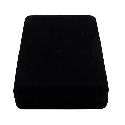 Black Velour Jewelry Box, 3.5 X 6 In.