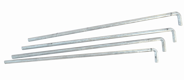 Mgb-a001 14 In. Metal Ground Stakes, Pack Of 4