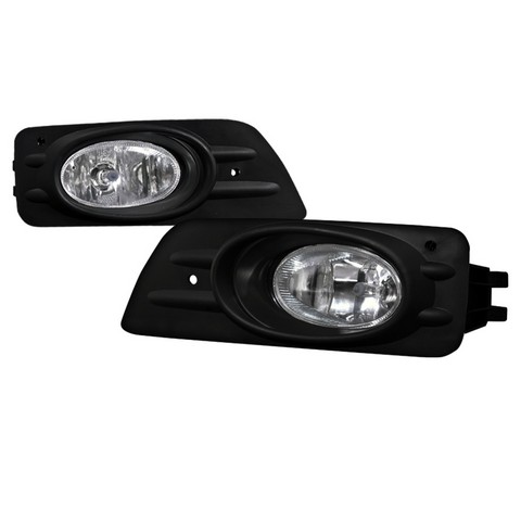 4 Door Fog Lights For 06 To Up Honda Acccor, Clear - 10 X 10 X 12 In.